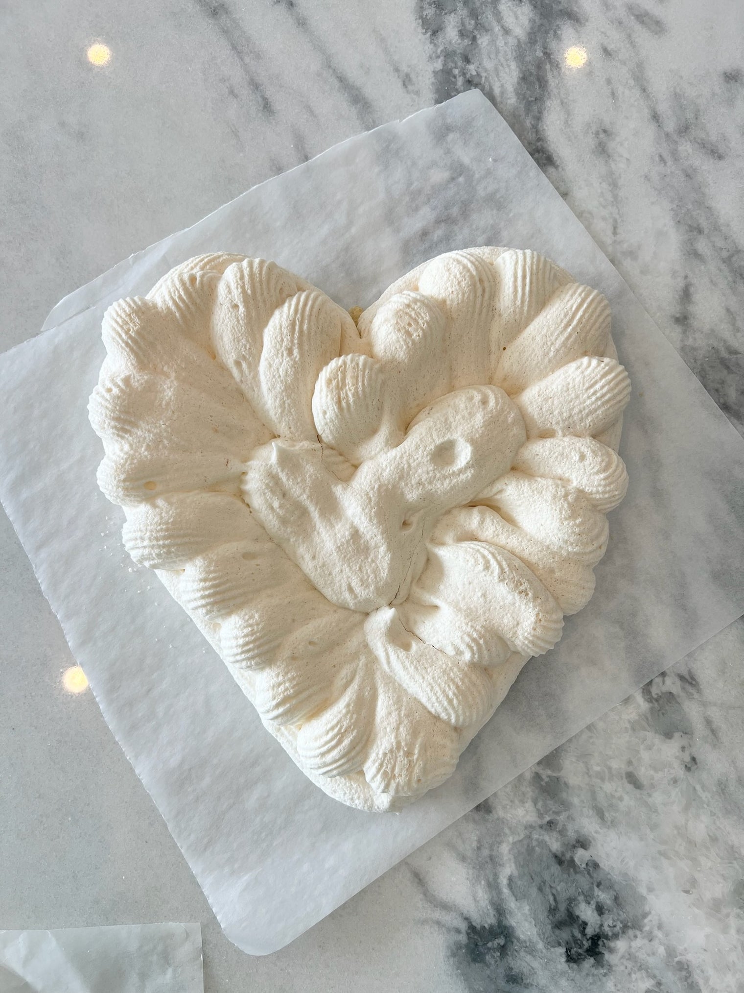 Heart Shaped Pavlova