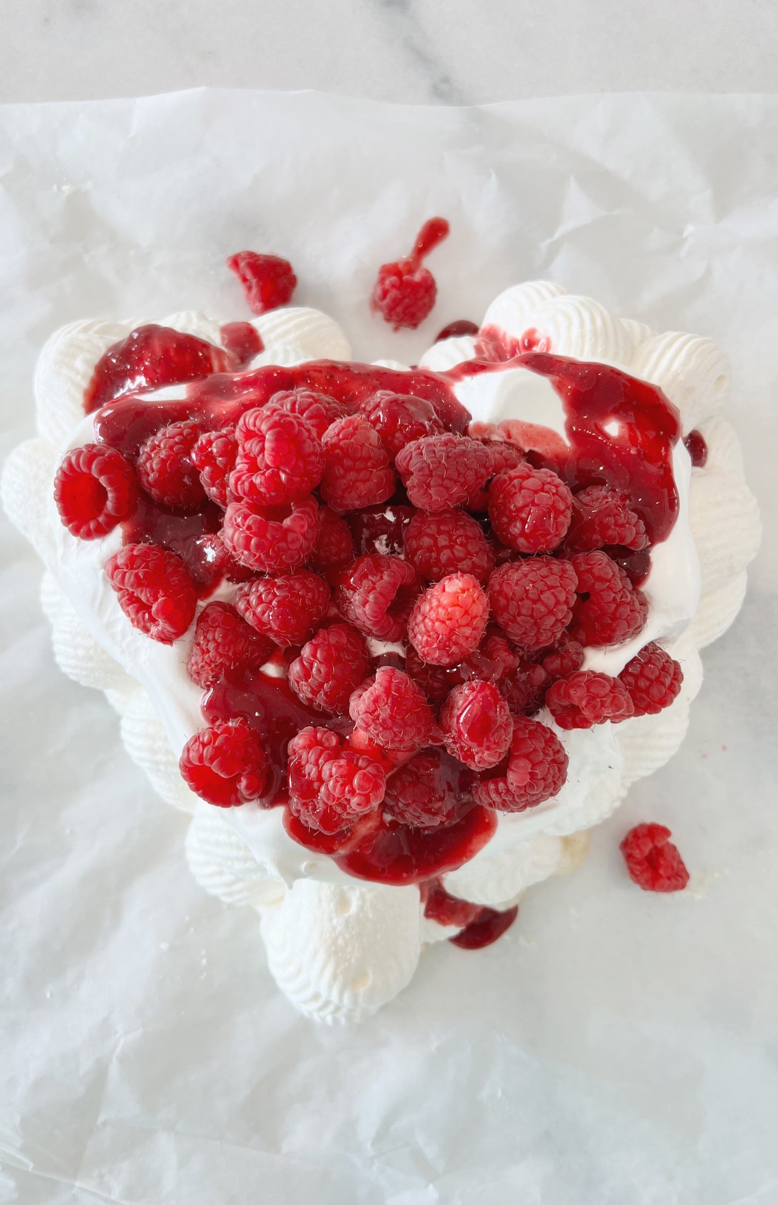 Heart Pavlova